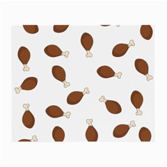 Turkey Leg Pattern - Thanksgiving Small Glasses Cloth