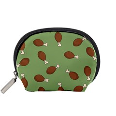 Turkey Leg Pattern - Thanksgiving Accessory Pouch (Small)