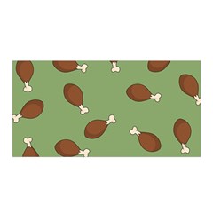 Turkey Leg Pattern - Thanksgiving Satin Wrap