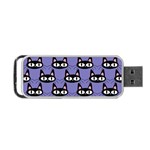 Cute Black Cat Pattern Portable USB Flash (Two Sides) Front