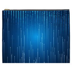 Abstract Rain Space Cosmetic Bag (xxxl) by HermanTelo