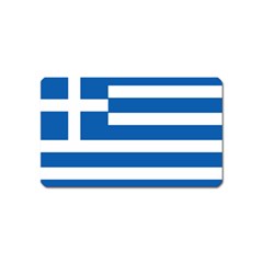 Greece Flag Greek Flag Magnet (name Card) by FlagGallery