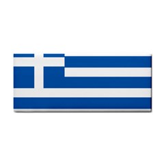 Greece Flag Greek Flag Hand Towel by FlagGallery