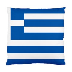 Greece Flag Greek Flag Standard Cushion Case (two Sides) by FlagGallery