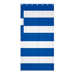Greece Flag Greek Flag Shower Curtain 36  X 72  (stall)  by FlagGallery