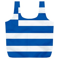 Greece Flag Greek Flag Full Print Recycle Bag (xl) by FlagGallery