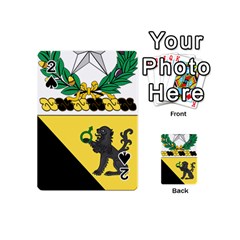 Coat Of Arms Of United States Army 124th Cavalry Regiment Playing Cards 54 Designs (mini) by abbeyz71