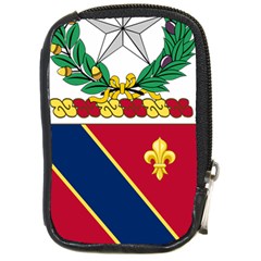 Coat Of Arms Of United States Army 133rd Field Artillery Regiment Compact Camera Leather Case by abbeyz71