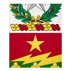 Coat Of Arms Of United States Army 136th Regiment Shower Curtain 60  X 72  (medium)  by abbeyz71