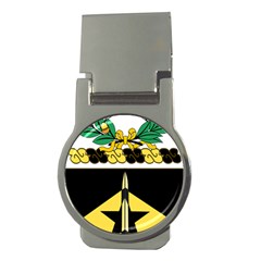 Coat Of Arms Of United States Army 49th Finance Battalion Money Clips (round)  by abbeyz71