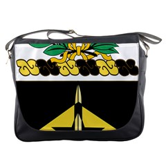 Coat Of Arms Of United States Army 49th Finance Battalion Messenger Bag by abbeyz71