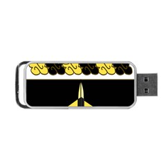 Coat Of Arms Of United States Army 49th Finance Battalion Portable Usb Flash (one Side) by abbeyz71