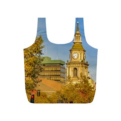 San Francisco De Alameda Church, Santiago De Chile Full Print Recycle Bag (s) by dflcprintsclothing