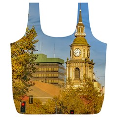 San Francisco De Alameda Church, Santiago De Chile Full Print Recycle Bag (xl) by dflcprintsclothing