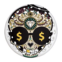 Big Money Head Ornament (Round Filigree)