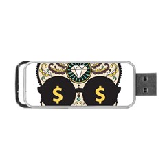 Big Money Head Portable Usb Flash (one Side) by merchvalley