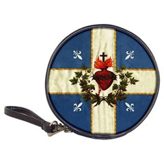 Quebec Flag Drapeau Québec Patriote Carillon Sacré-coeur Christian Catholic Old Vintage With Fleurs De Lys Classic 20-cd Wallets by Quebec