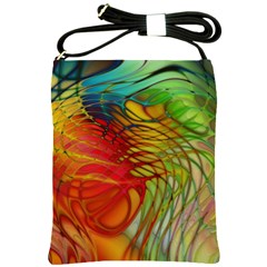 Texture Art Color Pattern Shoulder Sling Bag