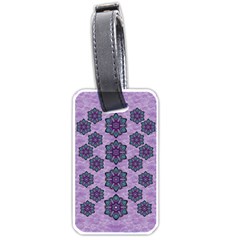 A Gift With Flowers Stars And Bubble Wrap Luggage Tag (one Side) by pepitasart