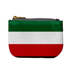 Flag Patriote Quebec Patriot Red Green White Modern French Canadian Separatism Black Background Mini Coin Purse by Quebec