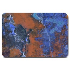 Grunge Colorful Abstract Texture Print Large Doormat 