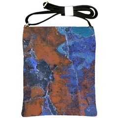 Grunge Colorful Abstract Texture Print Shoulder Sling Bag