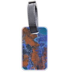 Grunge Colorful Abstract Texture Print Luggage Tag (two sides)