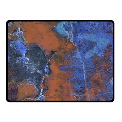 Grunge Colorful Abstract Texture Print Double Sided Fleece Blanket (Small) 