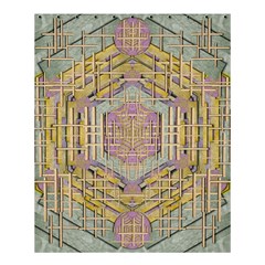 Temple Of Wood With A Touch Of Japan Shower Curtain 60  X 72  (medium)  by pepitasart