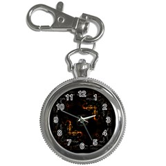 Abstract Animated Ornament Background Fractal Art Key Chain Watches