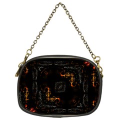 Abstract Animated Ornament Background Fractal Art Chain Purse (One Side)