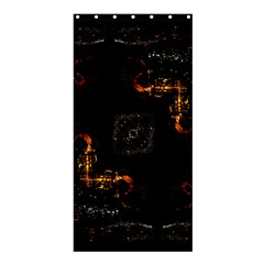 Abstract Animated Ornament Background Fractal Art Shower Curtain 36  x 72  (Stall) 