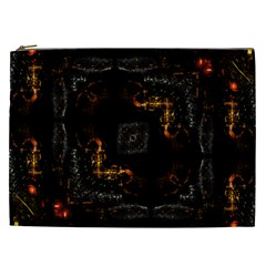 Abstract Animated Ornament Background Fractal Art Cosmetic Bag (XXL)