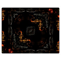 Abstract Animated Ornament Background Fractal Art Double Sided Flano Blanket (Medium) 