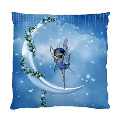 Little Fairy Dancing On The Moon Standard Cushion Case (two Sides) by FantasyWorld7