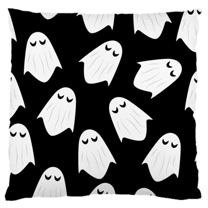 Ghost Halloween Pattern Standard Flano Cushion Case (One Side)