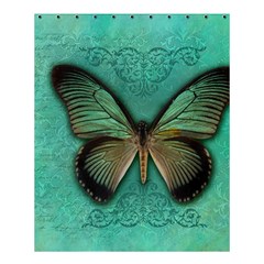 Butterfly Background Vintage Old Grunge Shower Curtain 60  X 72  (medium)  by Amaryn4rt