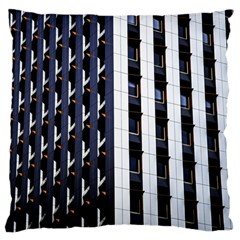 Architecture Building Pattern Large Flano Cushion Case (one Side) by Amaryn4rt