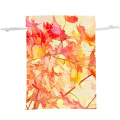 Monotype Art Pattern Leaves Colored Autumn  Lightweight Drawstring Pouch (xl) by Amaryn4rt