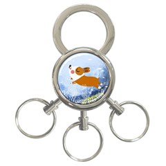 Underwaterdog 3-ring Key Chain by Mjdaluz