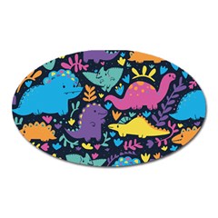 Dino Cute Oval Magnet