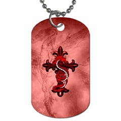 Awesome Chinese Dragon Dog Tag (one Side) by FantasyWorld7