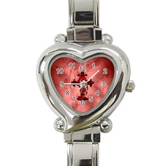Awesome Chinese Dragon Heart Italian Charm Watch by FantasyWorld7