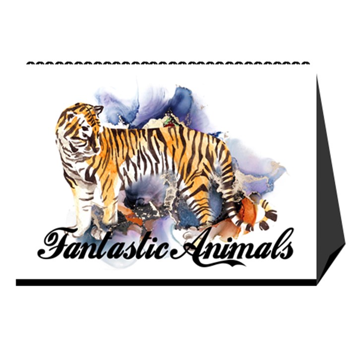 Fantastic Animals Desktop Calendar 8.5  x 6 