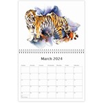Fantastic Animals Wall Calendar 11 x 8.5 (12-Months) Mar 2024