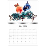 Fantastic Animals Wall Calendar 11 x 8.5 (12-Months) May 2024