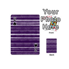 Bandes Peinture Violet  Playing Cards 54 Designs (mini)