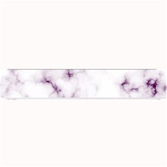 White Marble Violet Purple Veins Accents Texture Printed Floor Background Luxury Small Bar Mats by genx