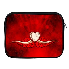 Love, Wonderful Elegant Heart Apple Ipad 2/3/4 Zipper Cases by FantasyWorld7