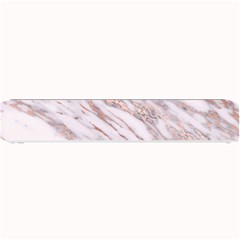 Marble with Metallic Rose Gold intrusions on gray white Stone texture Pastel Pink Background Small Bar Mats